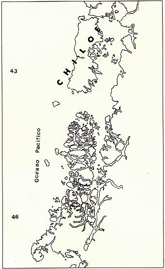 Territorio chono (sur de Chiloé-Península de Taitao)